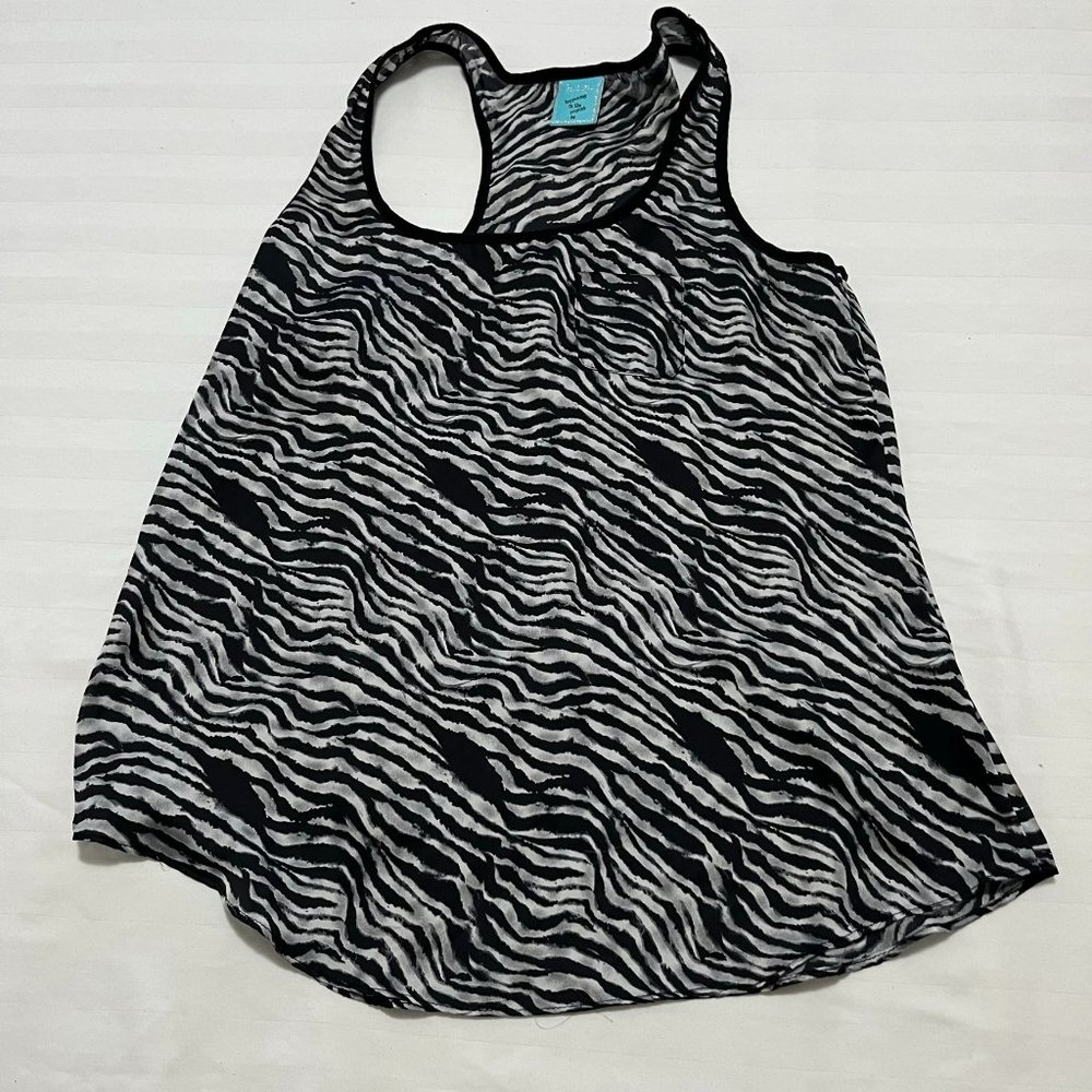 H.I.P Happening in the Present Zebra Print Top Size M